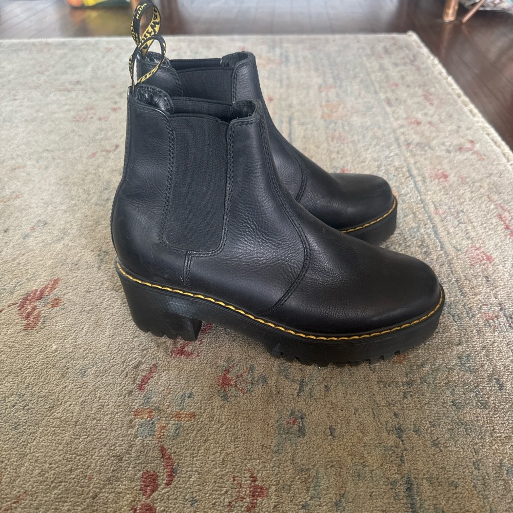 Black doc marten Chelsea boots
